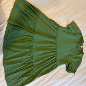 KOTN Forest Green Tee Dress
